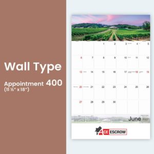 400 Series - Appointment Wall Calendars