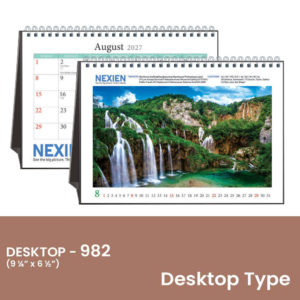 982 Series - Desktop Calendars (Full Color)