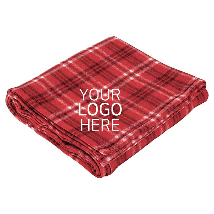 PlaidFleeceBlanket-Red